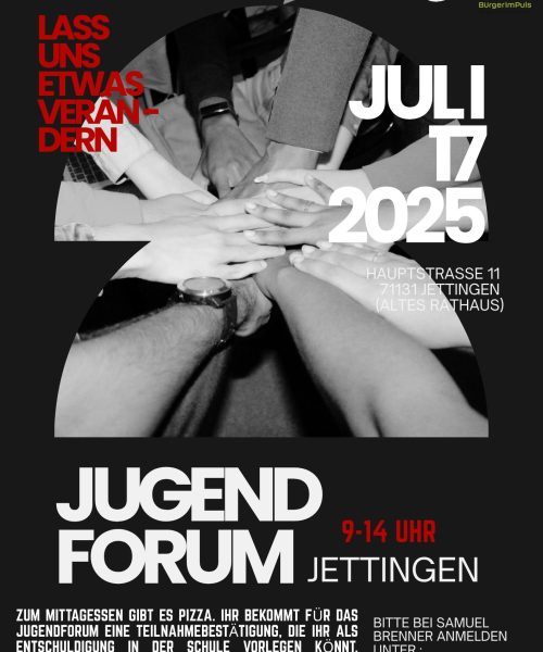 3. Jugendforum 2025 Flyer